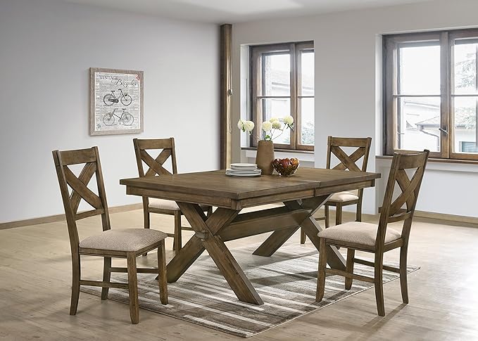 NicBex Haerin-SD-00151-LWJ Dining Chairs, 18.5"x17"x39.5", Brown - LeafyLoom