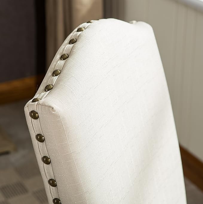 NicBex Haerin-SD-00154-LWJ Dining Chairs, 25"x20"x41", Beige - LeafyLoom