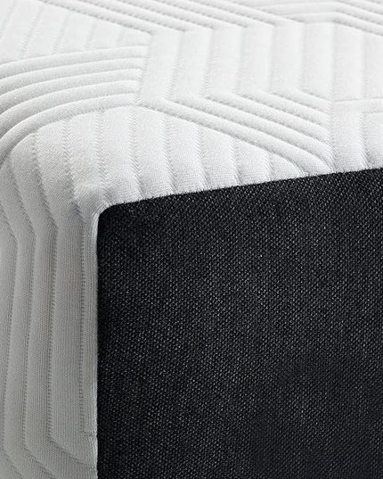 LUCID 14 Inch Memory Foam Mattress - Plush Feel - Memory Foam Infused with Bamboo Charcoal and Gel - Temperature Regulating - Pressure Relief - Breathable - Premium Support - California King Size - LeafyLoom