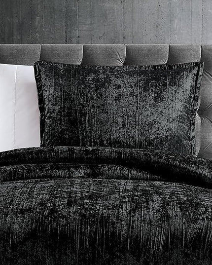 Riverbrook Home Turin Comforter Set, Twin, Black, 2-Piece Set - LeafyLoom