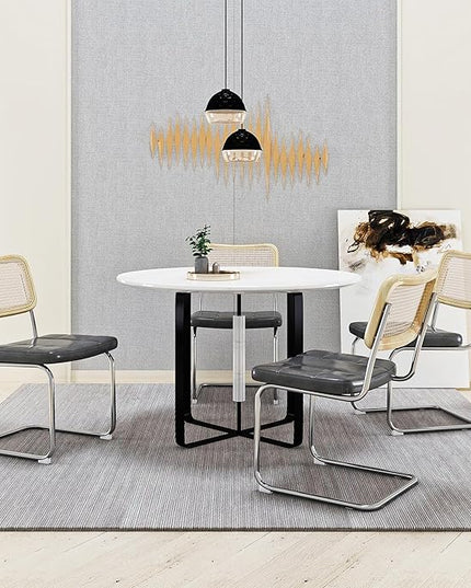 NicBex Haerin-SD-00287-LWJ Dining Chairs, 19.1"x20.1"x30.3", Gray - LeafyLoom