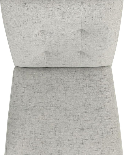 HomePop Classic Parsons Dining Chairs, Pack of 2, Slate Gray Woven - LeafyLoom