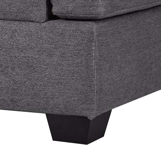 Modern Upholstered, Extra Wide Chaise Lounge Couch Large U-Shape Sectional Sofa, Grey-b - LeafyLoom