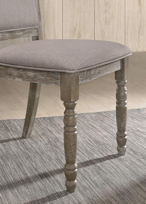 NicBex Haerin-SD-00156-LWJ Dining Chairs, 22.4"x19.5"x41", Matte Gray - LeafyLoom