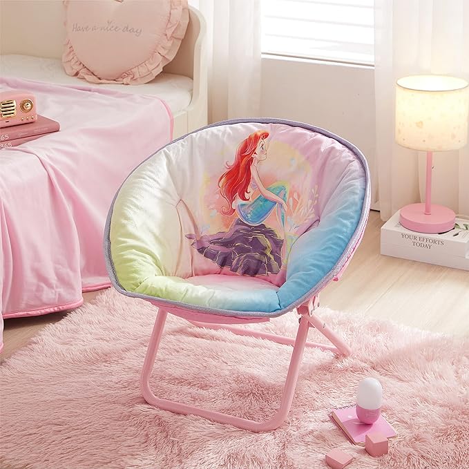 Idea Nuova Little Mermaid Saucer Chair - LeafyLoom