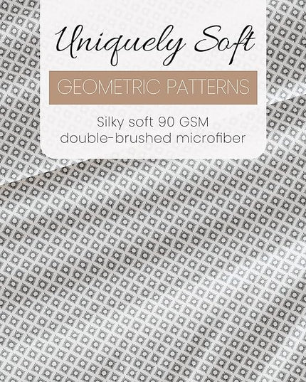 Linen Market 3 Piece Twin Bedding Sheet Set (Gray Polaris) - Sleep Better Than Ever with These Ultra-Soft & Cooling Bed Sheets for Your Twin Size Bed - Deep Pocket Fits 16" Mattress - LeafyLoom
