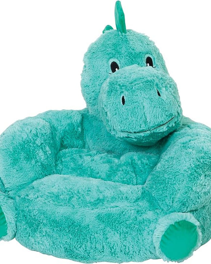Trend Lab Dinosaur Toddler Chair Plush Character Kids Chair Comfy Furniture Pillow Chair for Boys and Girls, 21 x 19 x 19 inches - LeafyLoom