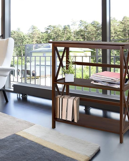 Casual Home Shelf Bookcase - LeafyLoom