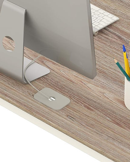 SHW Triangle-Leg L-Shaped Home Office Computer Desk - LeafyLoom