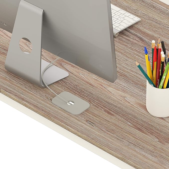 SHW Triangle-Leg L-Shaped Home Office Computer Desk - LeafyLoom