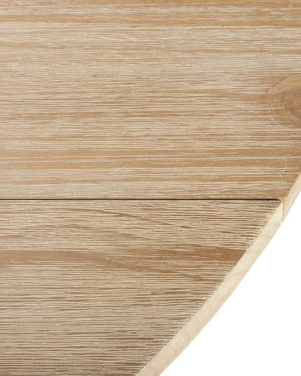 Safavieh Home Forest Traditional Rustic Natural Drop Leaf Dining Table - LeafyLoom