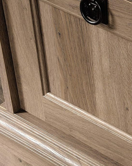 Sauder Graham Hill Desk, Salt Oak finish - LeafyLoom