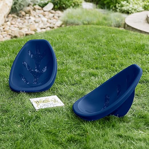 ECR4Kids Leaf Floor Seat, Rocker Chair, Navy, 6-Piece - LeafyLoom