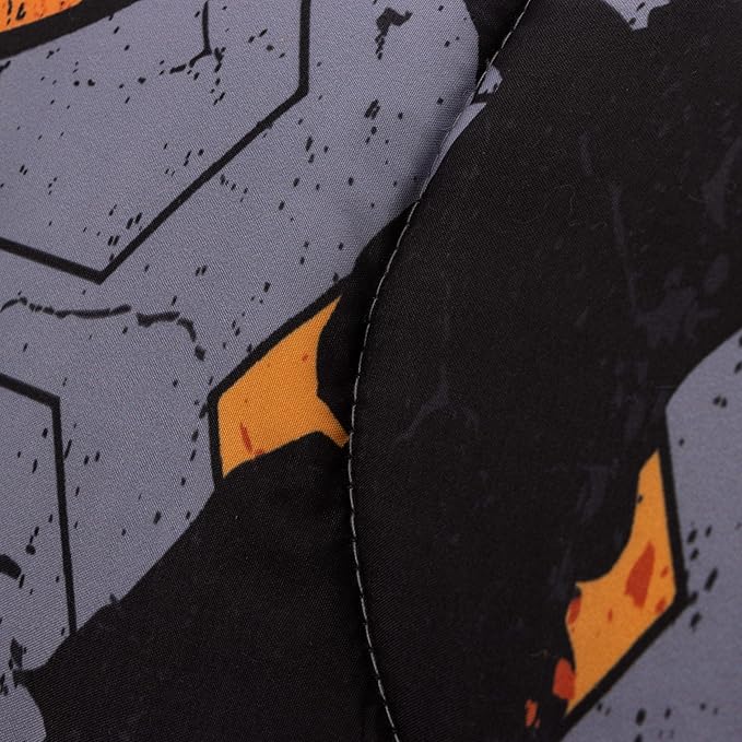 Btargot 3 Piece Grey Geometric Basketball Comforter Set Full for Boys Teens, 3D Sports Bedding,Soft Microfiber Reversible Quilt with 2 Matching Pillow Shams, Yellow - LeafyLoom