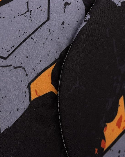 Btargot 3 Piece Grey Geometric Basketball Comforter Set Twin for Boys Teens, 3D Sports Bedding,Soft Microfiber Reversible Quilt with 2 Matching Pillow Shams, Yellow - LeafyLoom