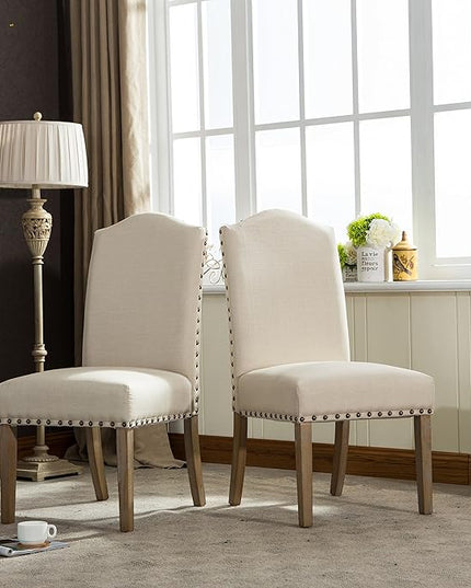 NicBex Haerin-SD-00154-LWJ Dining Chairs, 25"x20"x41", Beige - LeafyLoom