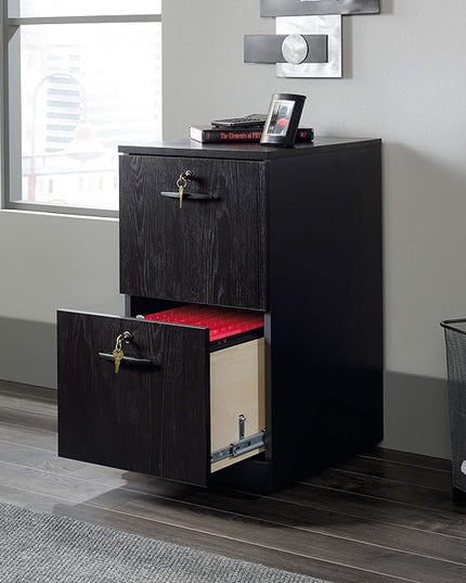 Sauder County Line Dresser, L: 15.55" x W: 19.45" x H: 28.54", Bourbon Oak Finish - LeafyLoom