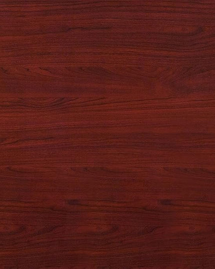 Flash Furniture Glenbrook 48'' Round High-Gloss Mahogany Resin Table Top with 2'' Thick Drop-Lip - LeafyLoom