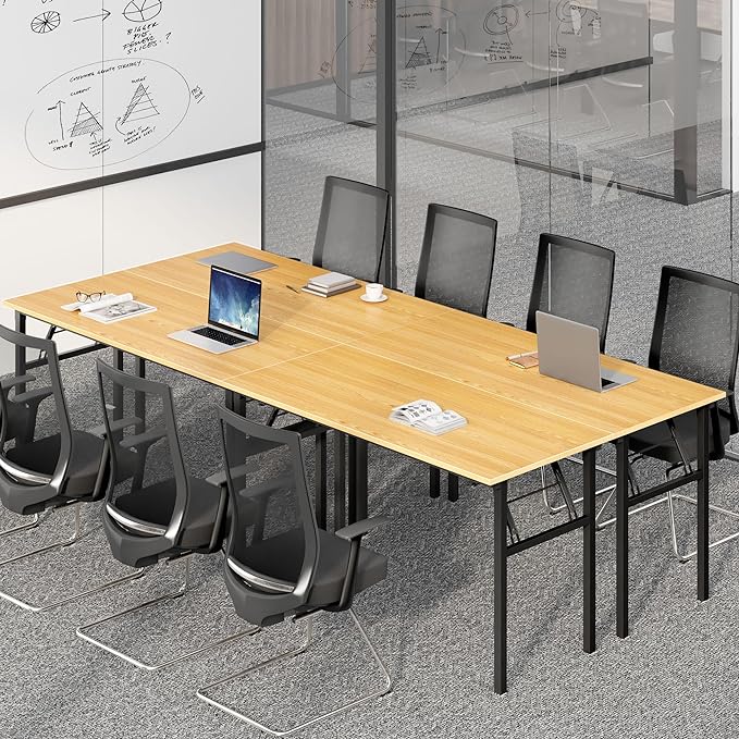 Need Home Office Desk - Large Computer Desk Sturdy Table Foldable Desk Gaming Computer Table No Assembly Required AC5BB 60 inch - LeafyLoom