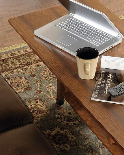 Sauder Carson Forge Lift-Top Coffee Table, Washington Cherry finish - LeafyLoom