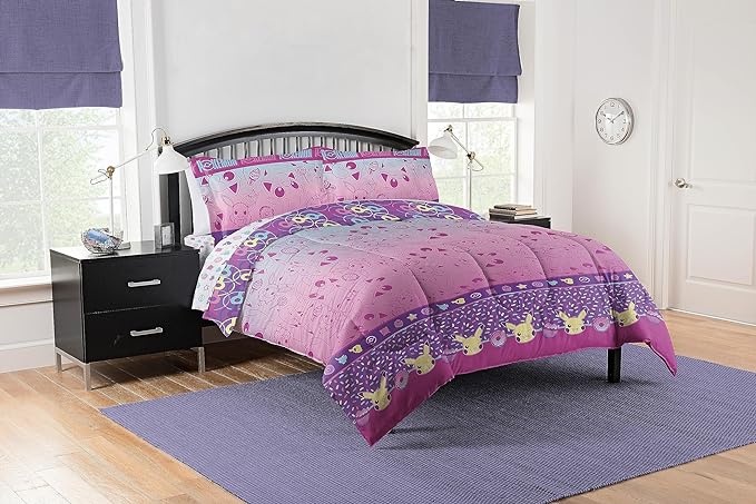 Northwest Pokemon Bed in a Bag Set, Full, Light and Sweet - LeafyLoom