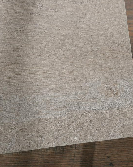 Sauder Manhattan Gate L-Shaped Desk, Mystic Oak finish - LeafyLoom