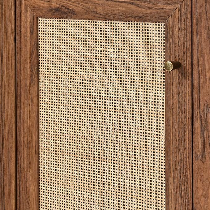 Modway Soma Desk, Walnut, 47" - LeafyLoom