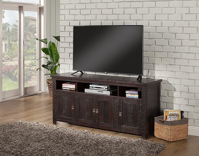 Martin Svensson Home Coffee Plantation 65" TV Stand, Espresso - LeafyLoom
