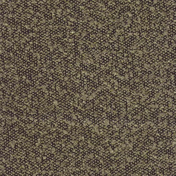 HomePop Décor Upholstered 360° Barrel Back Swivel Accent Living Room & Bedroom|Decorative Home Furniture Directors-Chairs, Dark Brown Boucle - LeafyLoom