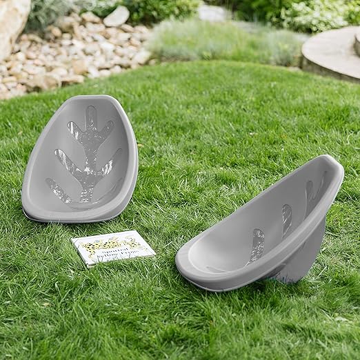 ECR4Kids Leaf Floor Seat, Rocker Chair, Light Grey, 6-Piece - LeafyLoom