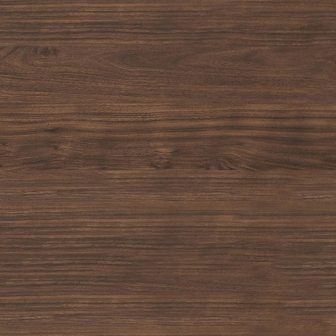 Martha Stewart Ollie Home Office Desk with 3 Drawers in Walnut Wood Grain with Oil Rubbed Bronze Hardware - LeafyLoom