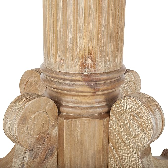Safavieh Home Forest Traditional Rustic Natural Drop Leaf Dining Table - LeafyLoom