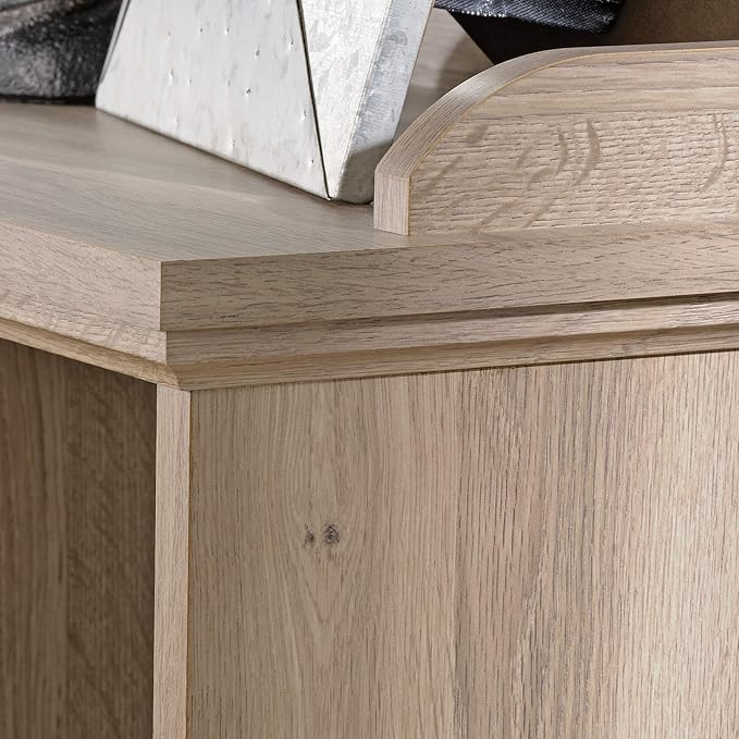 Sauder Barrister Lane Cubby Bookcase/ Book Shelf for Storage and Display, Salt Oak finish - LeafyLoom