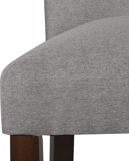 HomePop Classic Parsons Dining Chairs, Single Pack, Ash Gray - LeafyLoom
