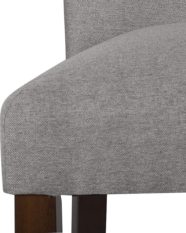 HomePop Classic Parsons Dining Chairs, Single Pack, Ash Gray - LeafyLoom