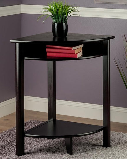 Winsome Liso Corner Desk, Espresso - LeafyLoom