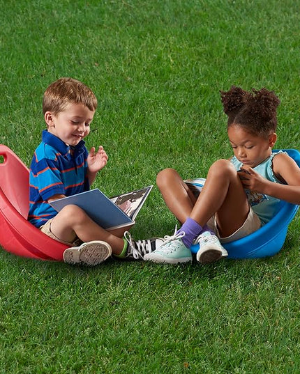 American Plastic Toys Little Kids Scoop Rocker, Green - LeafyLoom