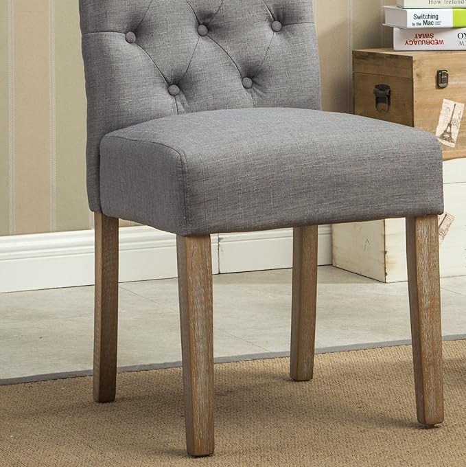 NicBex Haerin-SD-00142-LWJ Dining Chairs, 26"x18"x39.2", Gray - LeafyLoom