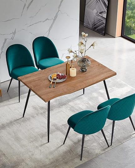 NicBex Haerin-SD-00332-LWJ Dining Chairs, 21.3"x20.5"x33.1", Green - LeafyLoom