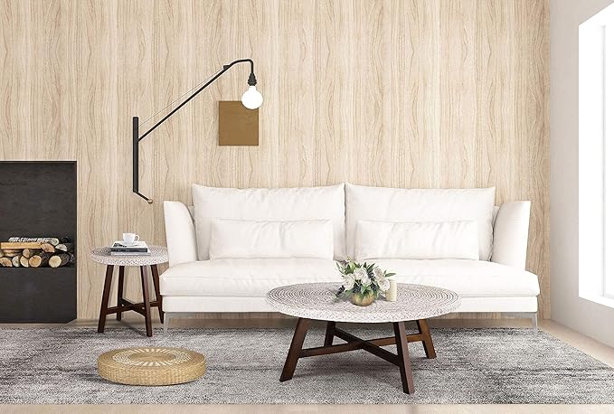 Round Coffee Table,RANDEFURN Seagrass Coffee Tables,Pine Wood X Base Frame Cocktail Table, Easy Assembled, Multiple Sizes for Living Room, Solid Wood Table,32 x 17 Inches,Whitewash - LeafyLoom