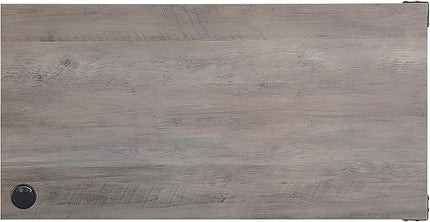 NicBex Kimberly-DW-00023-LWJ Home Office Desks, 48"x48"x31", Gray Oak - LeafyLoom
