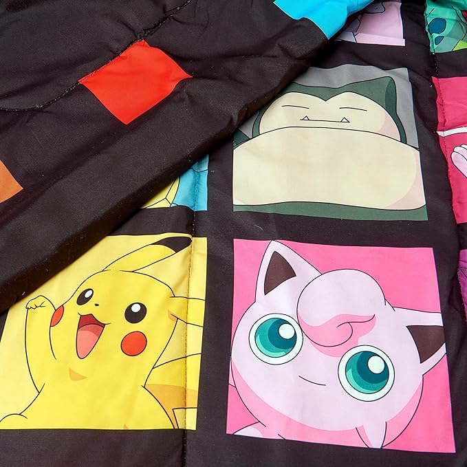 Northwest Pokemon Bed in a Bag Set, Full, Kanto Favorites - LeafyLoom