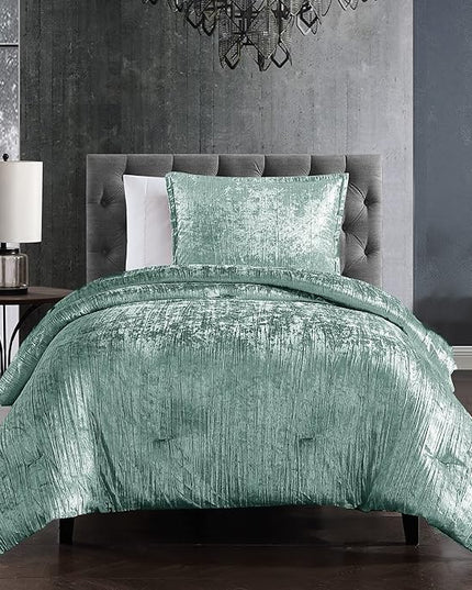 Riverbrook Home Turin Comforter Set, Twin, Spa, 2-Piece Set - LeafyLoom