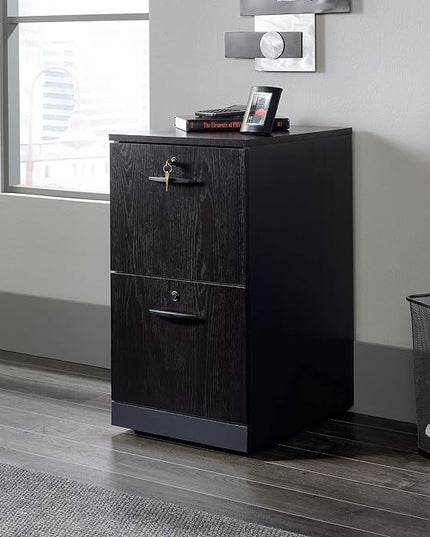 Sauder County Line Dresser, L: 15.55" x W: 19.45" x H: 28.54", Bourbon Oak Finish - LeafyLoom