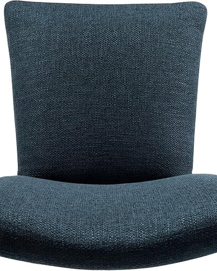 HomePop Parsons Classic Upholstered Accent Dining Chair, Set of 2, Navy - LeafyLoom