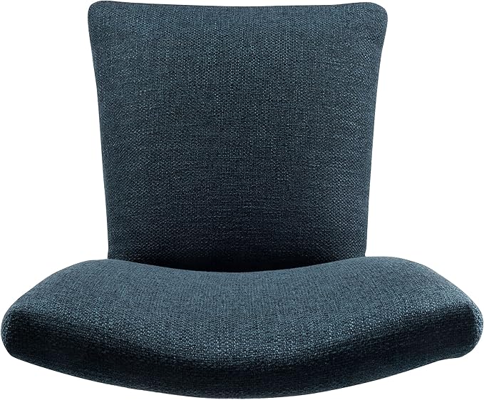 HomePop Parsons Classic Upholstered Accent Dining Chair, Set of 2, Navy - LeafyLoom