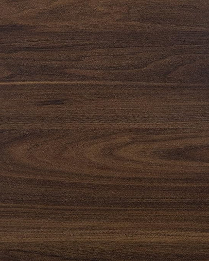 Walker Edison Portsmouth Classic 2 Glass Door Stand for TVs up to 80 Inches, 70 Inch, Dark Walnut - LeafyLoom