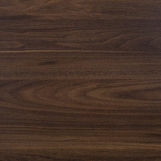 Walker Edison Portsmouth Classic 2 Glass Door Stand for TVs up to 80 Inches, 70 Inch, Dark Walnut - LeafyLoom