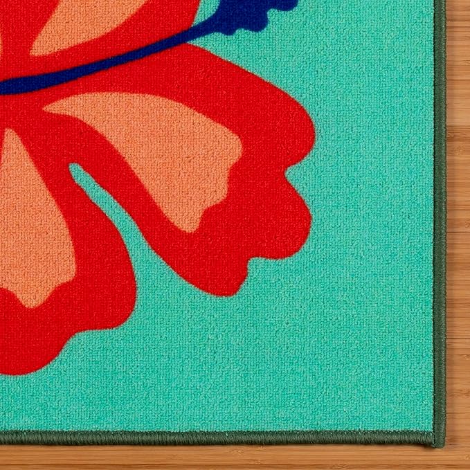 Gertmenian Disney Stitch Waving Area Rug for Children & Teens | Kids Home Decor for Girls & Boys | 4x6 Large, Multi, 27061 - LeafyLoom