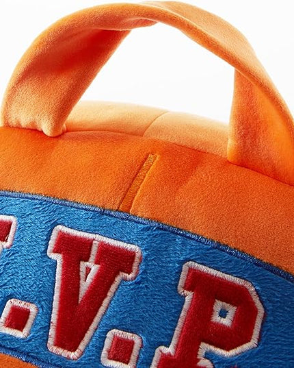 Heritage Kids Micromink Squishy Bean Bag Chair for Kids Ages 3+, Basketball - LeafyLoom